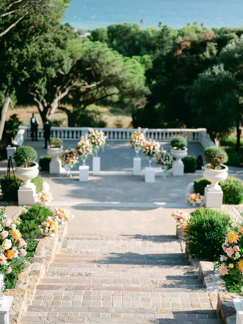 Wedding at Castel Bay, Hyères, photo 1